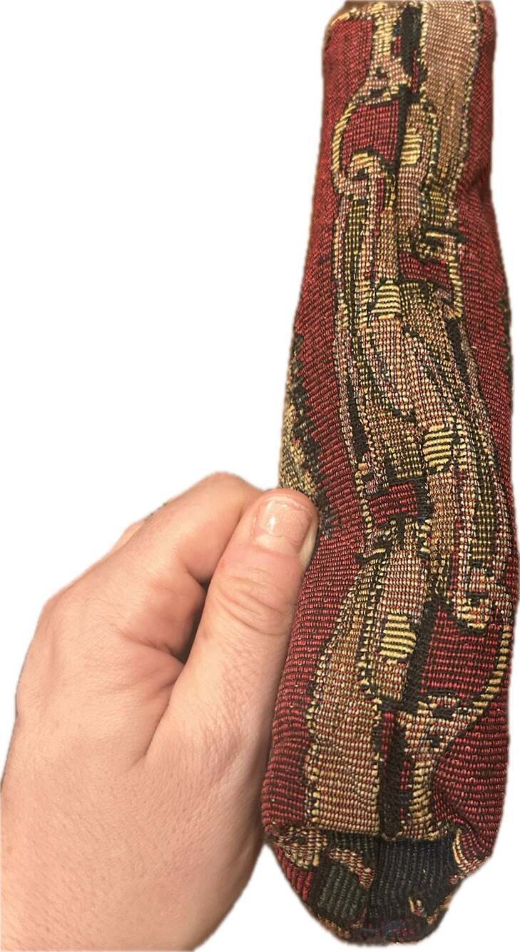 Gloria Rae Vintage Equestrian Tapestry Horse Motif Zippered Pouch Case - Picture 6 of 13